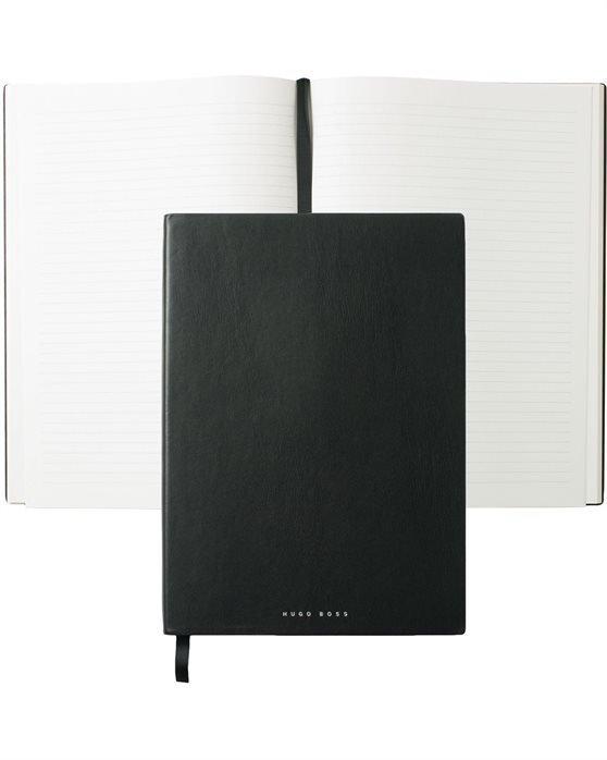 HUGO BOSS HNF808A Σημειωματάριο A4 Stripe Notebook - Κοσμηματοπωλείο Goldy