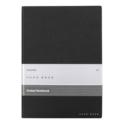 HUGO BOSS HNH121AD Σημειωματάριο A5 Essential Storyline Black Notebook - Κοσμηματοπωλείο Goldy