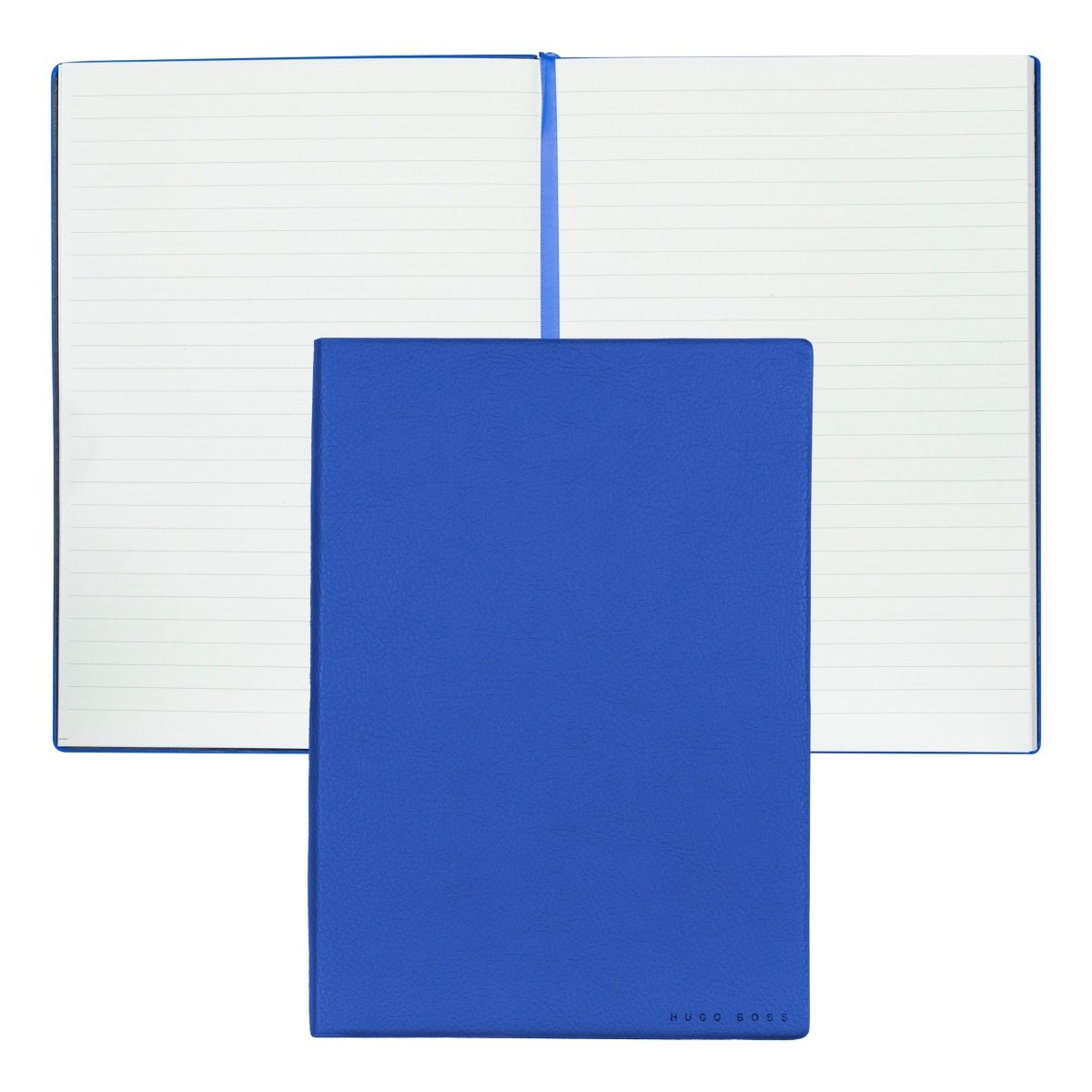 HUGO BOSS HNH121LL Σημειωματάριο A5 Essential Storyline Blue Notebook - Κοσμηματοπωλείο Goldy