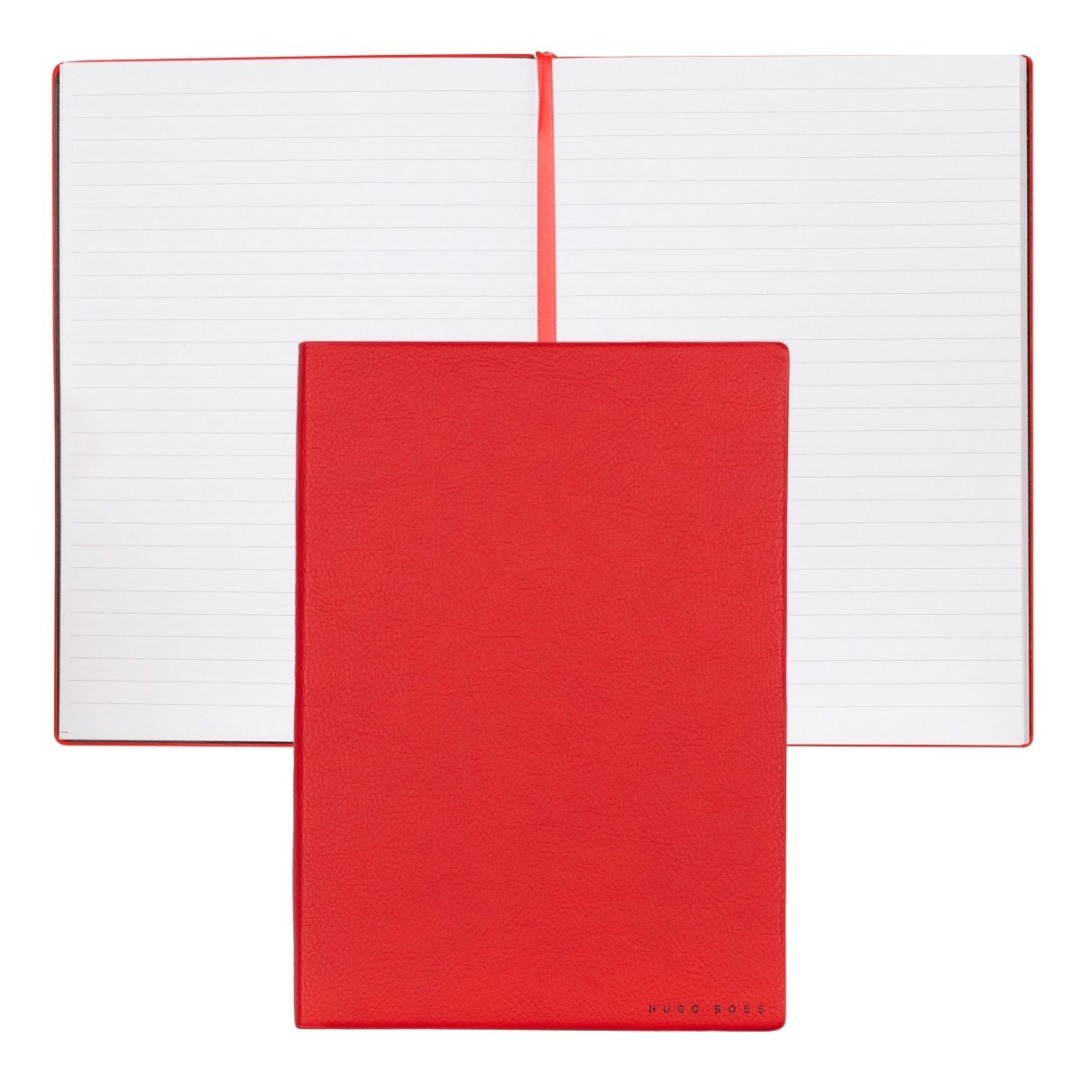 HUGO BOSS HNH121PL Σημειωματάριο A5 Essential Storyline Red Notebook - Κοσμηματοπωλείο Goldy