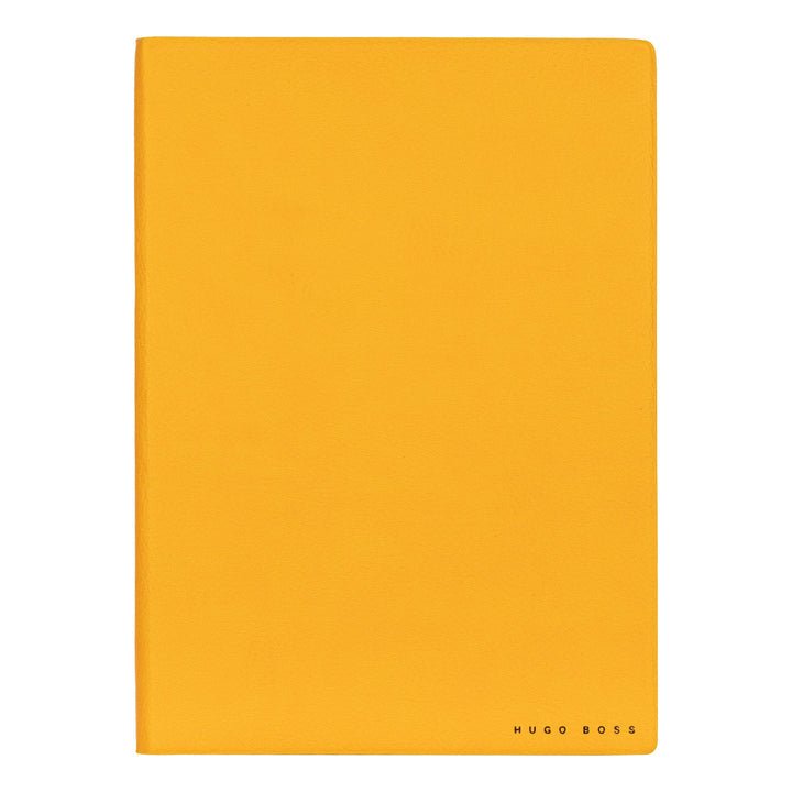 HUGO BOSS HNH121SL Σημειωματάριο A5 Essential Storyline Yellow Notebook - Κοσμηματοπωλείο Goldy