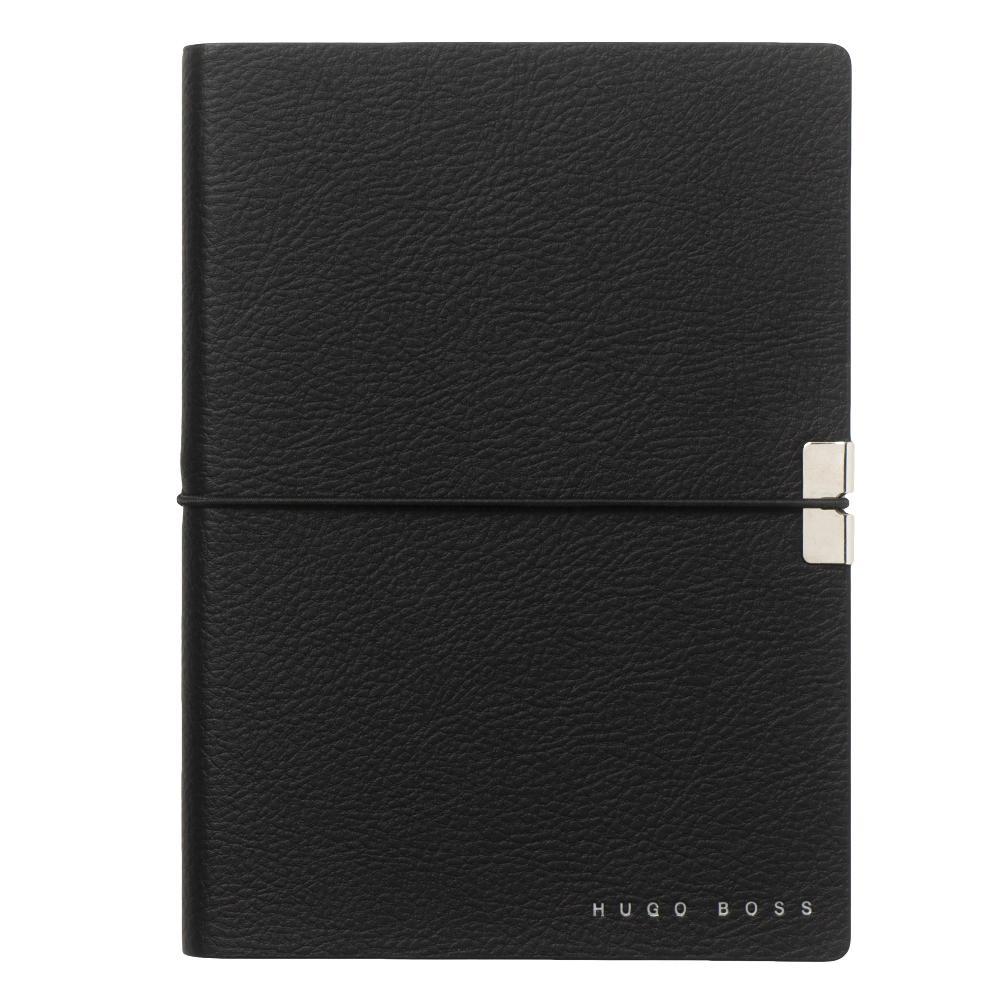 HUGO BOSS HNH124AA Ατζέντα A5 Elegance Storyline Black Agenda - Κοσμηματοπωλείο Goldy