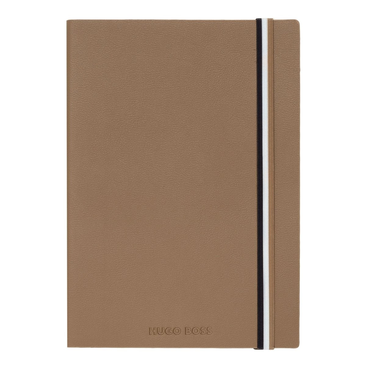 HUGO BOSS HNH321XL Σημειωματάριο A5 Iconic Camel Lined Notebook - Κοσμηματοπωλείο Goldy