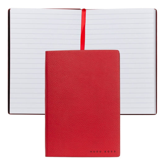 HUGO BOSS HNM121PL Σημειωματάριο A6 Essential Storyline Red Notebook - Κοσμηματοπωλείο Goldy