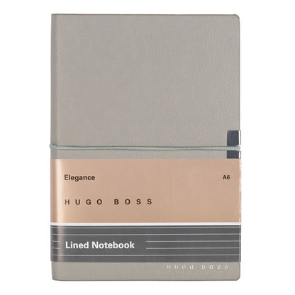 HUGO BOSS HNM124KL Σημειωματάριο A6 Essential Storyline Grey Notebook - Κοσμηματοπωλείο Goldy