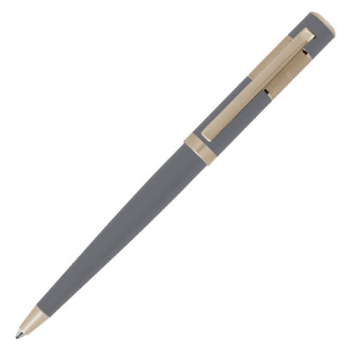 HUGO BOSS HSC0064H Στυλό Ribbon Vivid Grey Ballpoint Pen - Κοσμηματοπωλείο Goldy