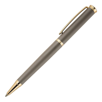 HUGO BOSS HSC3114H Στυλό Sophisticated Matte Taupe Ballpoint Pen - Κοσμηματοπωλείο Goldy