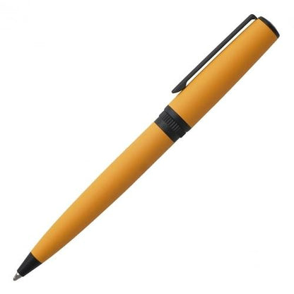 HUGO BOSS HSC9744S Στυλό Gear Matrix Yellow Ballpoint Pen - Κοσμηματοπωλείο Goldy