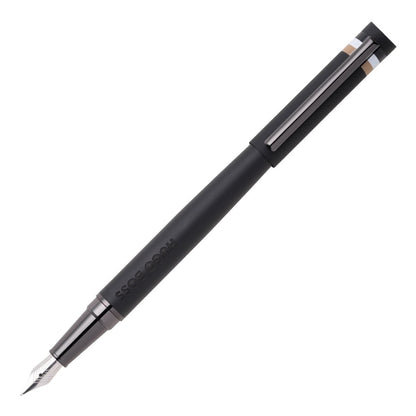 HUGO BOSS HSG3522A Πένα Loop Black Iconic Fountain Pen - Κοσμηματοπωλείο Goldy