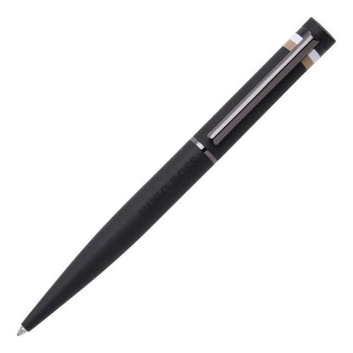 HUGO BOSS HSG3524A Στυλό Loop Iconic Black Ballpoint Pen - Κοσμηματοπωλείο Goldy