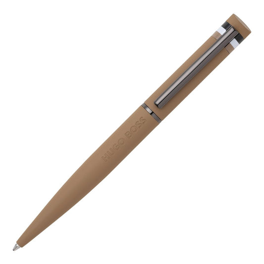 HUGO BOSS HSG3524X Στυλό Loop Camel Iconic Ballpoint Pen - Κοσμηματοπωλείο Goldy