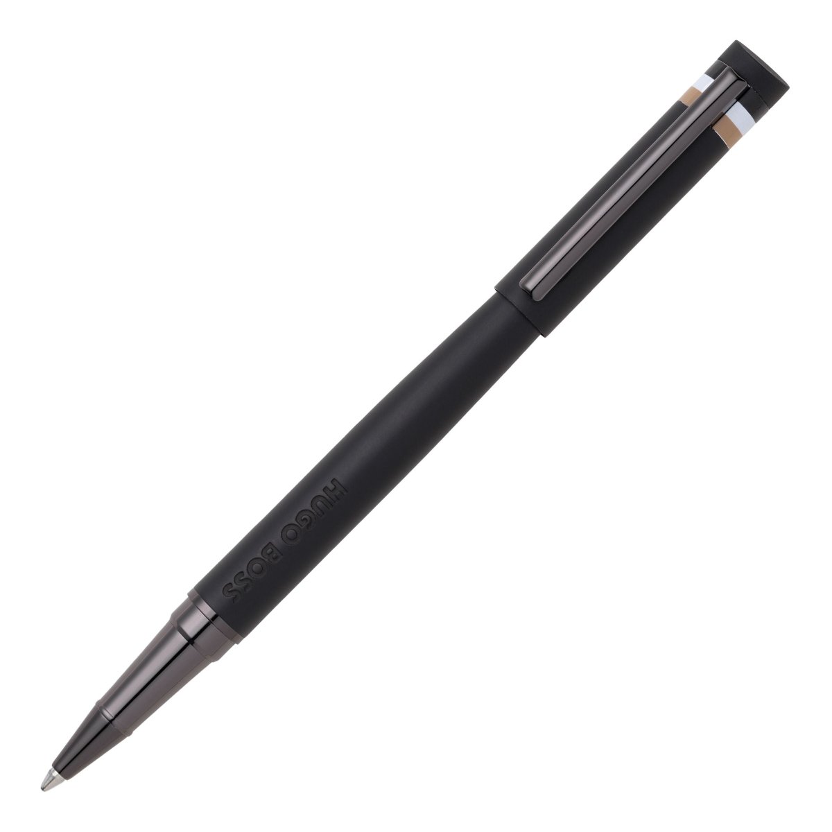 HUGO BOSS HSG3525A Στυλό Loop Black Iconic Rollerball Pen - Κοσμηματοπωλείο Goldy