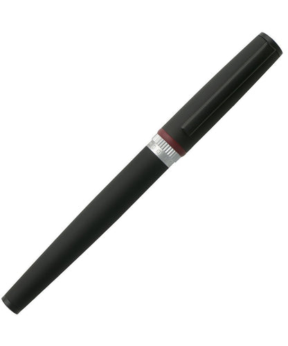 HUGO BOSS HSG8025A Στυλό Gear Black Rollerball Pen - Κοσμηματοπωλείο Goldy