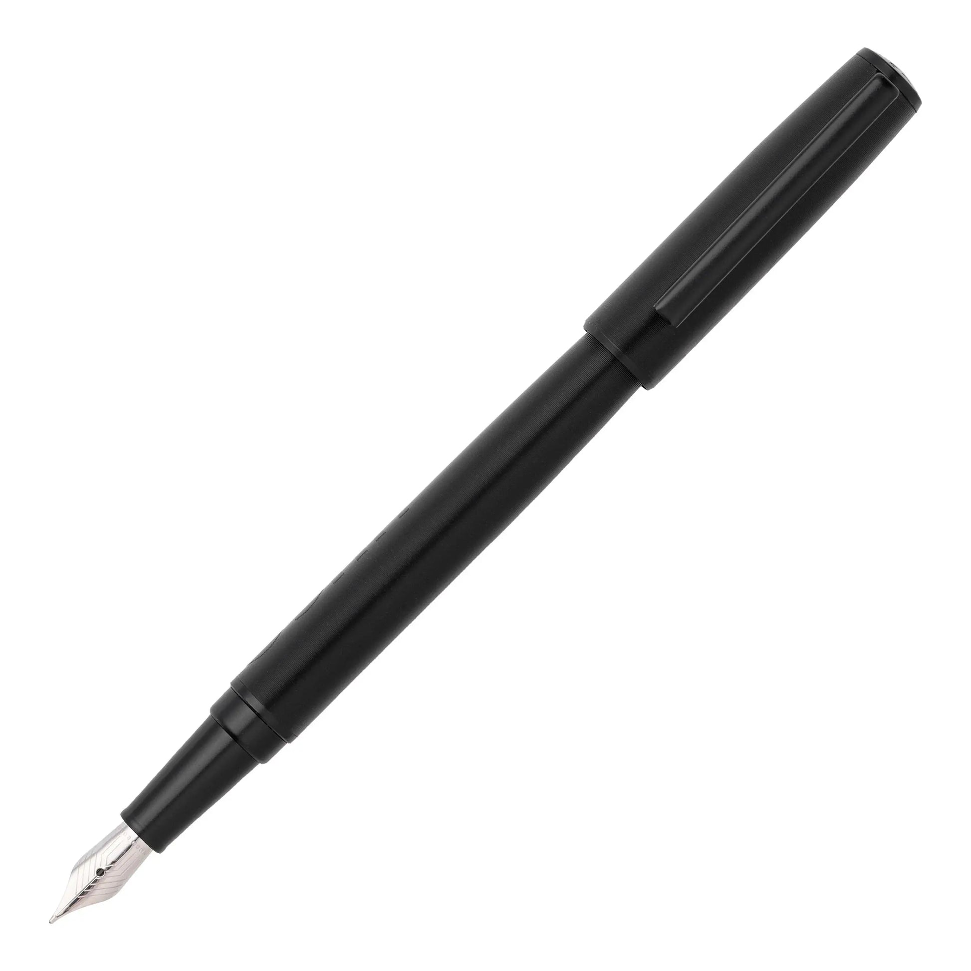 HUGO BOSS HSH2092A Πένα Label Black Fountain Pen - Κοσμηματοπωλείο Goldy