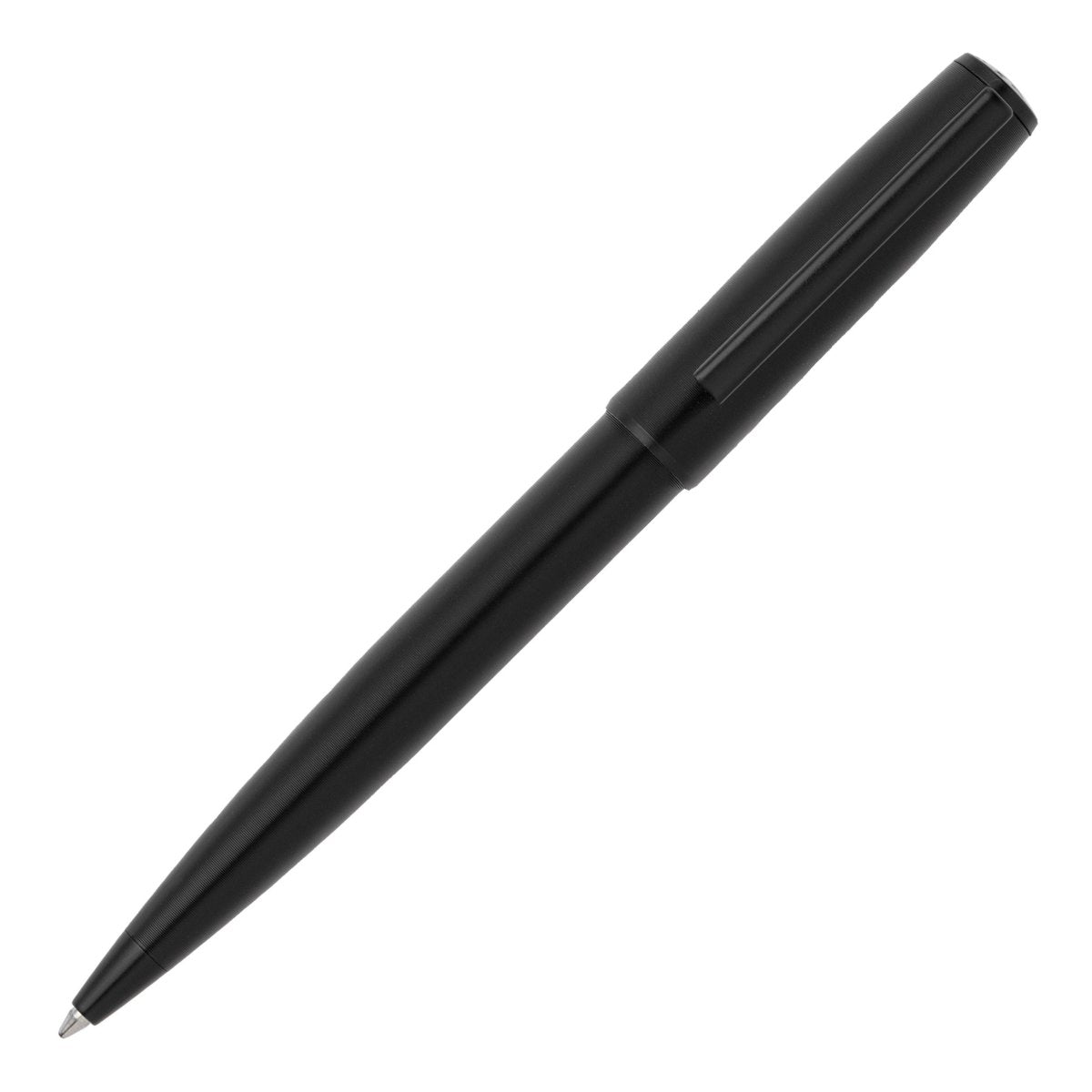 HUGO BOSS HSH2094A Στυλό Label Black Ballpoint Pen - Κοσμηματοπωλείο Goldy