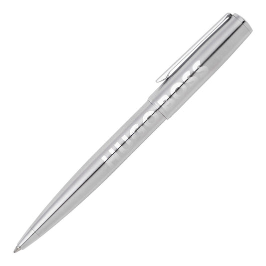 HUGO BOSS HSH2094B Στυλό Label Chrome Ballpoint Pen - Κοσμηματοπωλείο Goldy