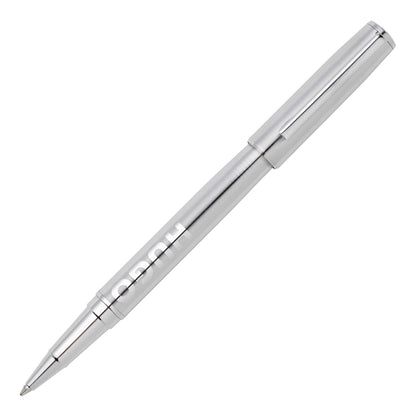 HUGO BOSS HSH2095B Στυλό Label Chrome Rollerball Pen - Κοσμηματοπωλείο Goldy