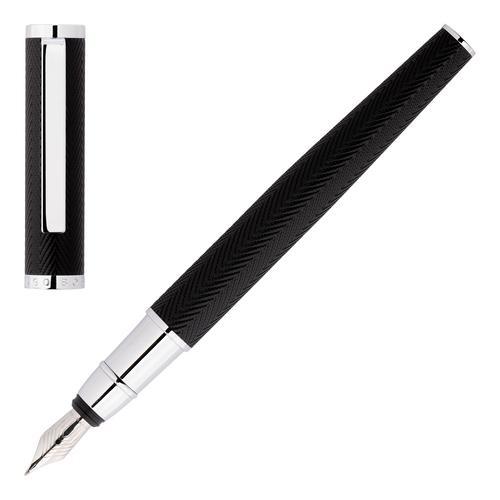 HUGO BOSS HSI1062B Πένα Formation Herringbone Fountain Pen - Κοσμηματοπωλείο Goldy