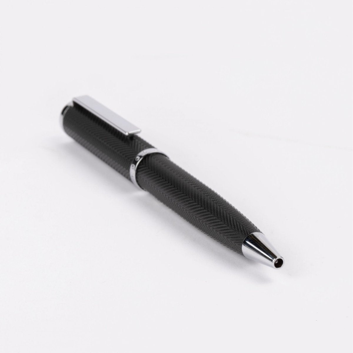 HUGO BOSS HSI1064B Στυλό Formation Herringbone Ballpoint Pen - Κοσμηματοπωλείο Goldy