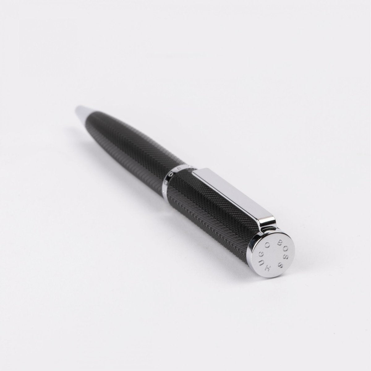 HUGO BOSS HSI1064B Στυλό Formation Herringbone Ballpoint Pen - Κοσμηματοπωλείο Goldy