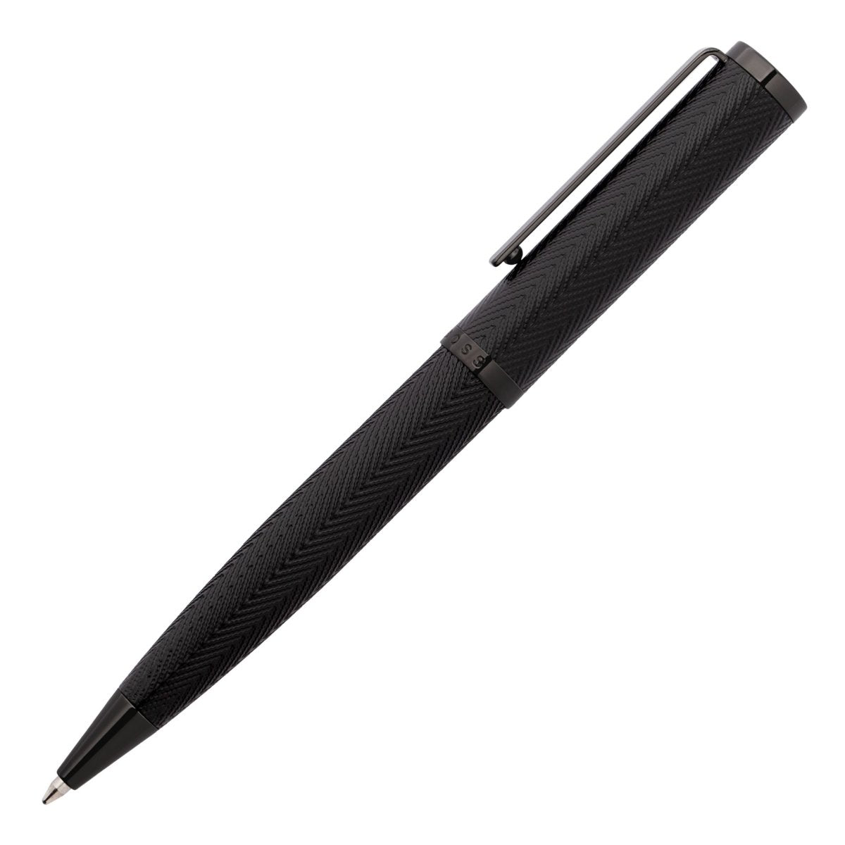 HUGO BOSS HSI1064D Στυλό Formation Herringbone Gun Ballpoint Pen - Κοσμηματοπωλείο Goldy