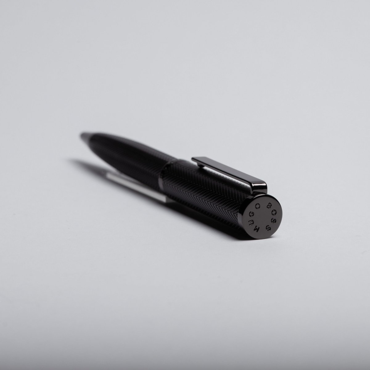 HUGO BOSS HSI1064D Στυλό Formation Herringbone Gun Ballpoint Pen - Κοσμηματοπωλείο Goldy