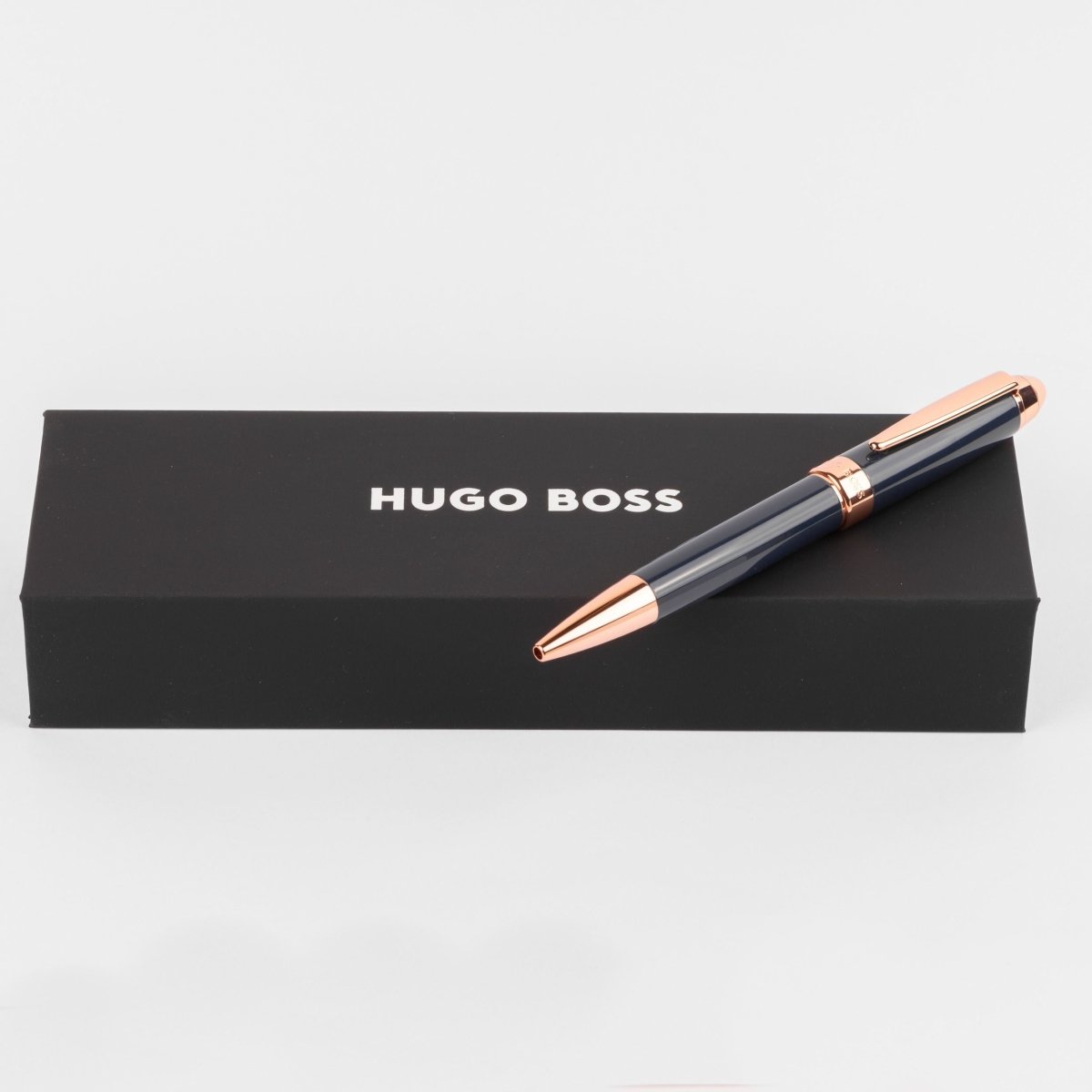 HUGO BOSS HSN0014N Στυλό Icon Blue/Rose-gold Ballpoint Pen - Κοσμηματοπωλείο Goldy