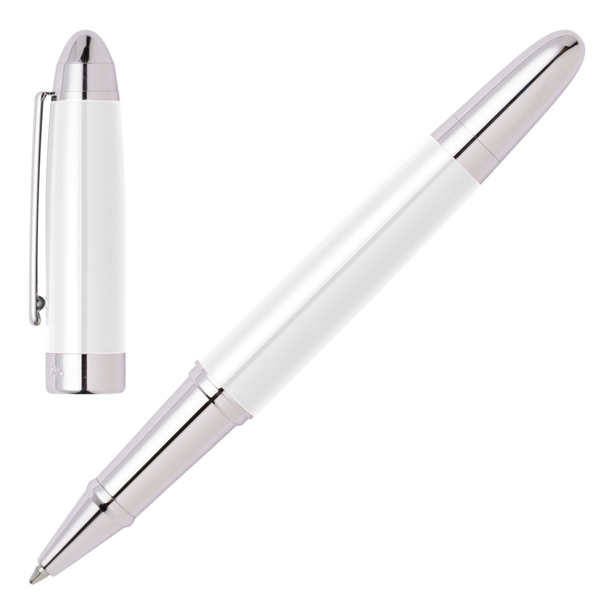 HUGO BOSS HSN0015F Στυλό Icon White Rollerball Pen - Κοσμηματοπωλείο Goldy