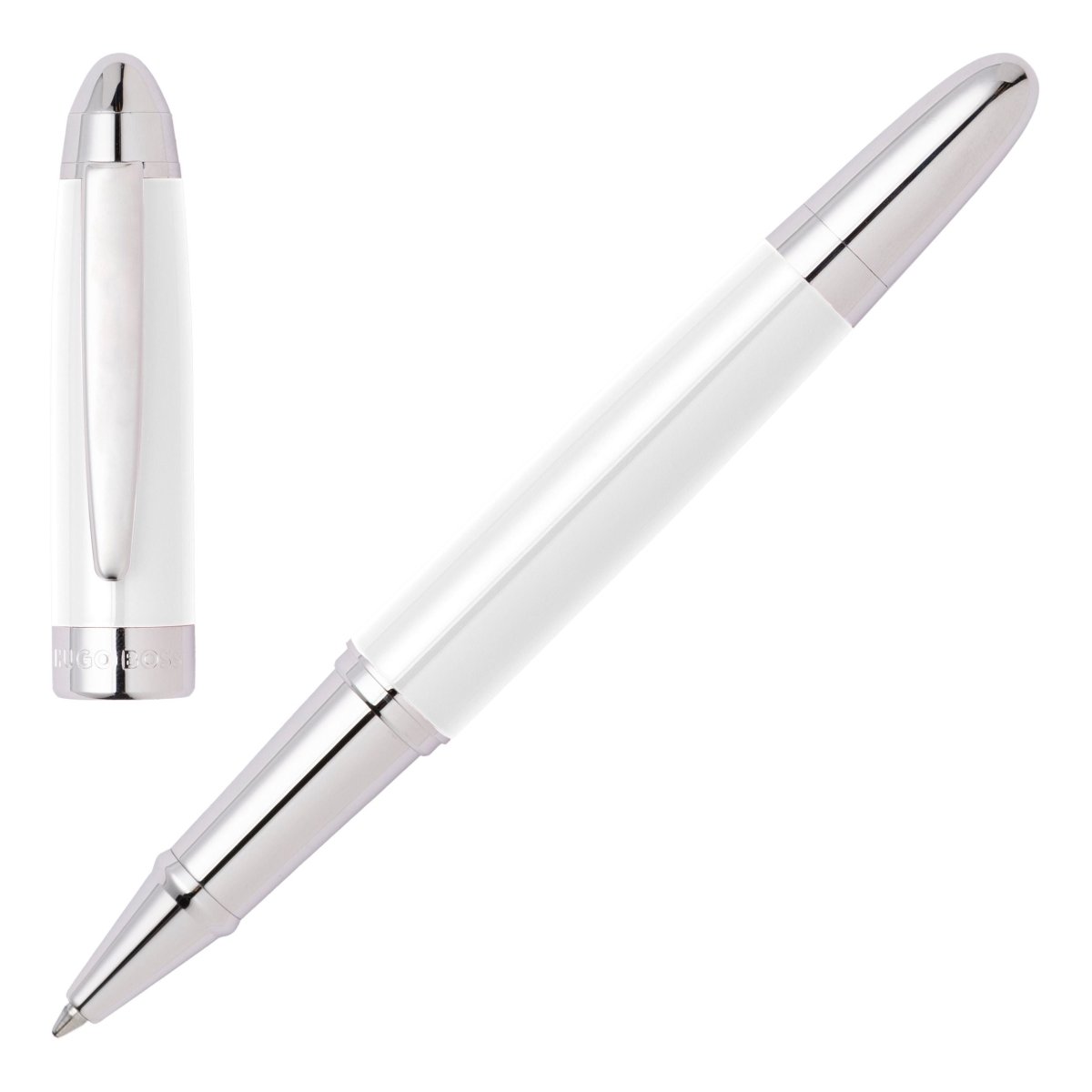 HUGO BOSS HSN0015F Στυλό Icon White Rollerball Pen - Κοσμηματοπωλείο Goldy