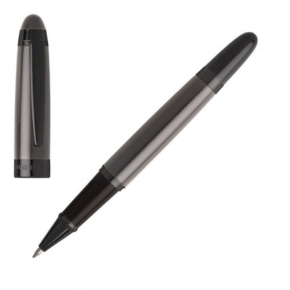 HUGO BOSS HSN0015J Στυλό Icon Grey Rollerball Pen - Κοσμηματοπωλείο Goldy