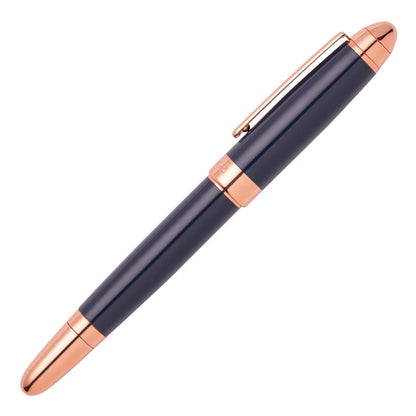 HUGO BOSS HSN0015N Στυλό Icon Blue/Rose-gold Rollerball Pen - Κοσμηματοπωλείο Goldy