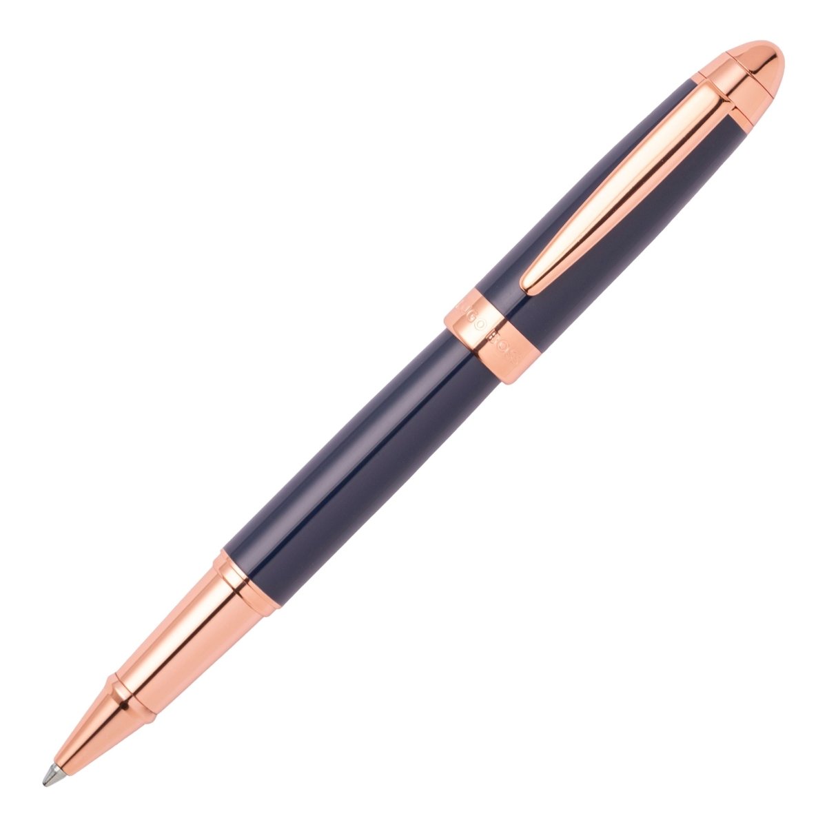 HUGO BOSS HSN0015N Στυλό Icon Blue/Rose-gold Rollerball Pen - Κοσμηματοπωλείο Goldy