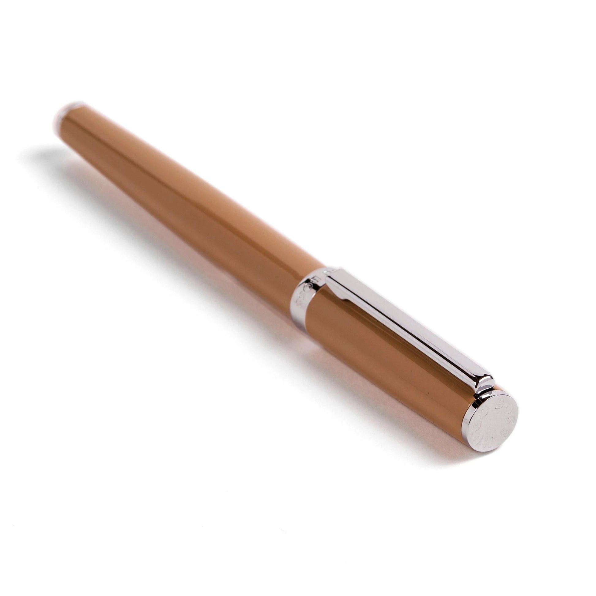 HUGO BOSS HSN2542Z Πένα Gear Icon Camel Fountain Pen - Κοσμηματοπωλείο Goldy