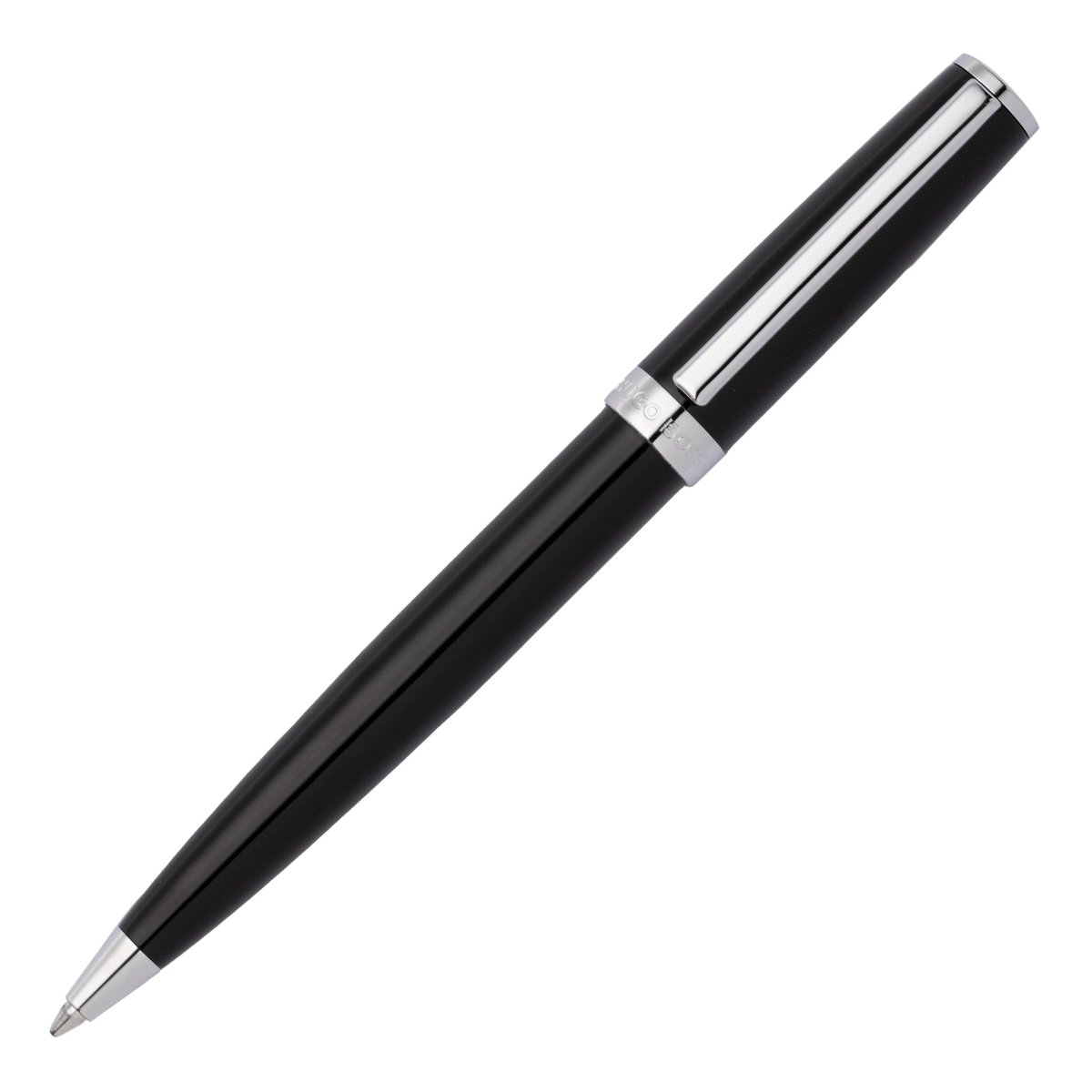 HUGO BOSS HSN2544A Στυλό Gear Icon Black Ballpoint Pen - Κοσμηματοπωλείο Goldy