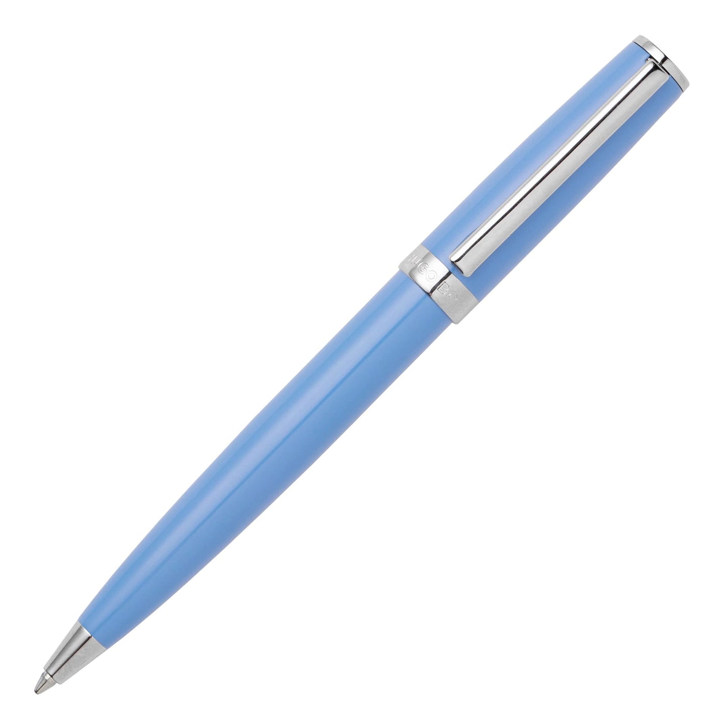 HUGO BOSS HSN2544M Στυλό Gear Icon Light Blue Ballpoint Pen - Κοσμηματοπωλείο Goldy