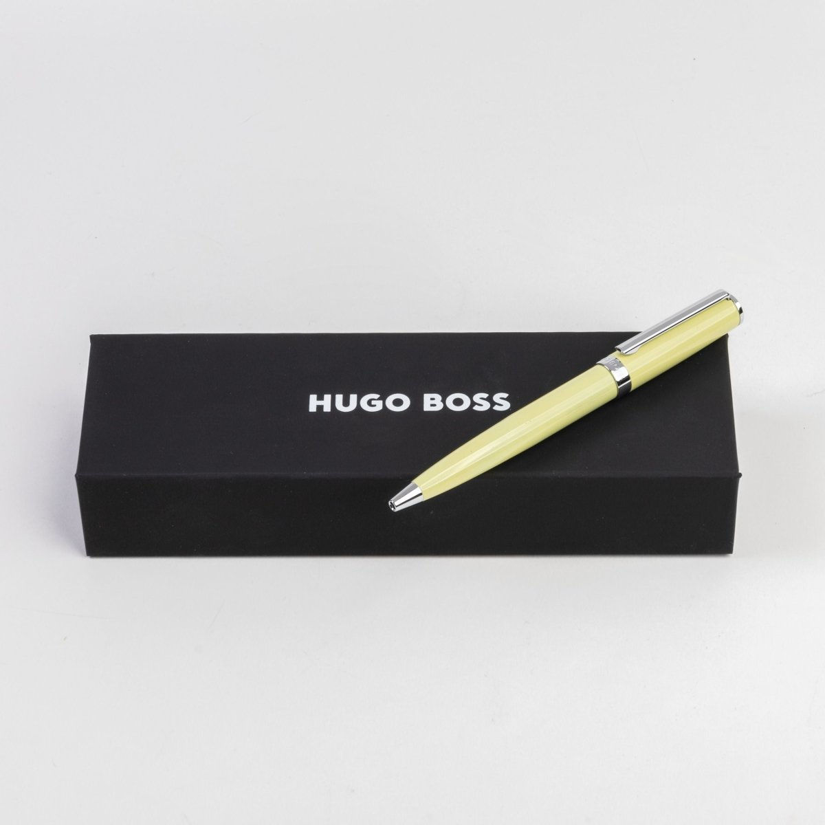 HUGO BOSS HSN2544S Στυλό Gear Icon Yellow Ballpoint Pen - Κοσμηματοπωλείο Goldy