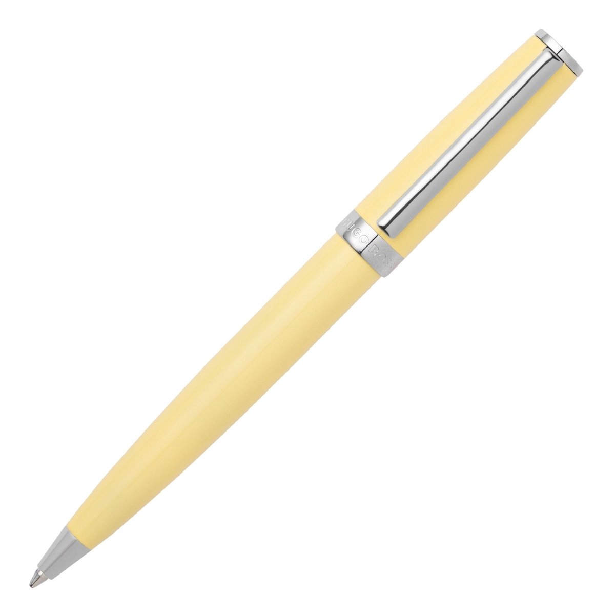 HUGO BOSS HSN2544S Στυλό Gear Icon Yellow Ballpoint Pen - Κοσμηματοπωλείο Goldy