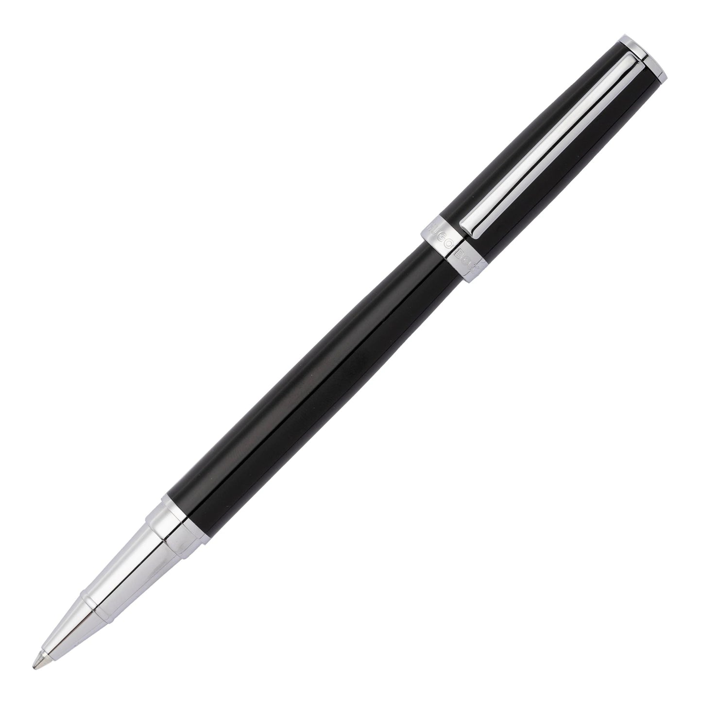 HUGO BOSS HSN2545A Στυλό Gear Icon Black Rollerball Pen - Κοσμηματοπωλείο Goldy