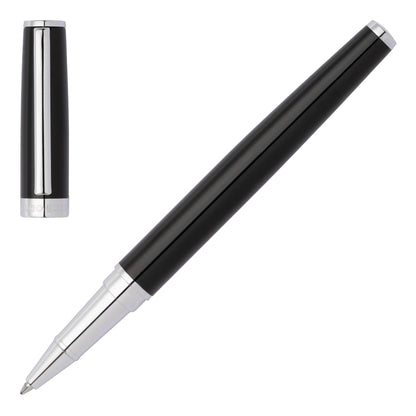 HUGO BOSS HSN2545A Στυλό Gear Icon Black Rollerball Pen - Κοσμηματοπωλείο Goldy