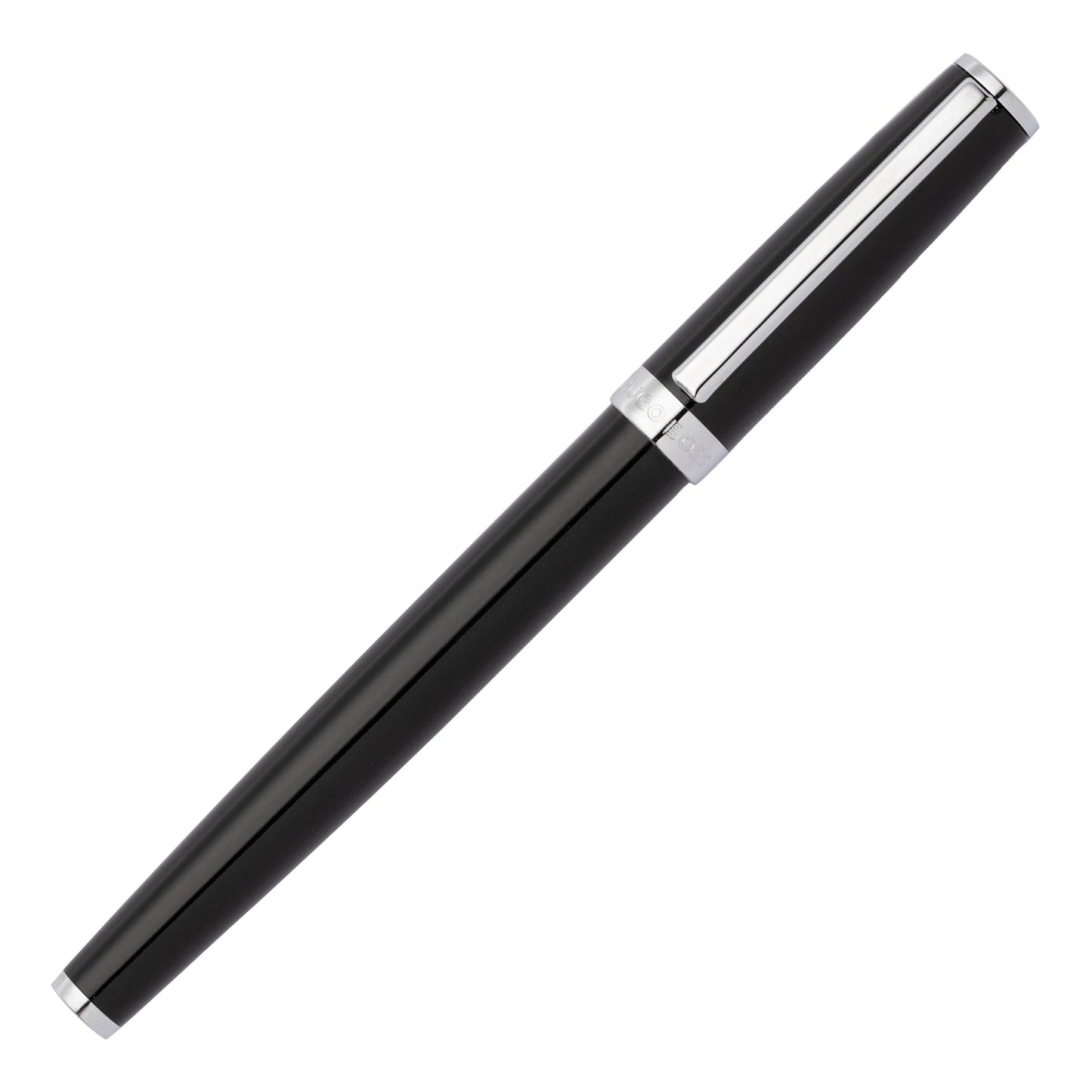 HUGO BOSS HSN2545A Στυλό Gear Icon Black Rollerball Pen - Κοσμηματοπωλείο Goldy