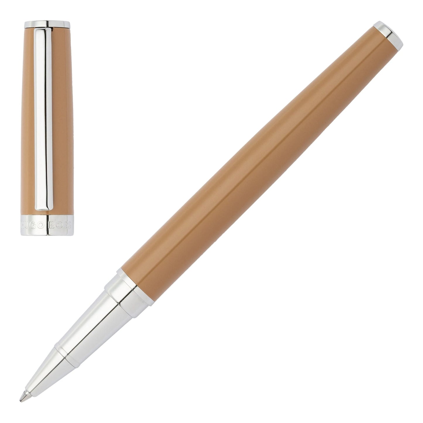 HUGO BOSS HSN2545Z Στυλό Gear Icon Camel Rollerball Pen - Κοσμηματοπωλείο Goldy