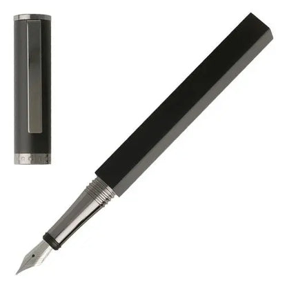 HUGO BOSS HSS7752 Πένα Bauhaus Black Fountain Pen - Κοσμηματοπωλείο Goldy