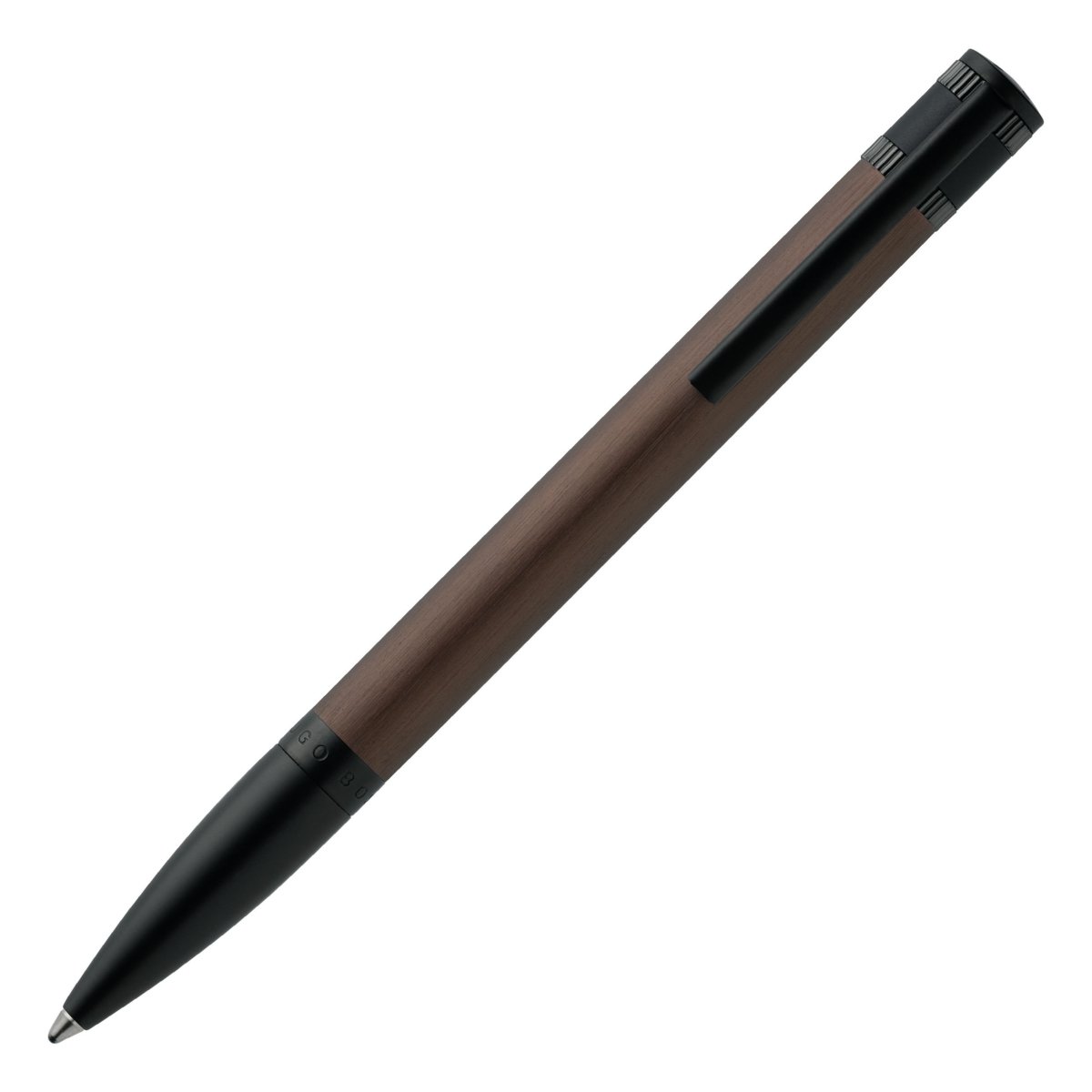 HUGO BOSS HST0034T Στυλό Explore Brushed Khaki Ballpoint Pen - Κοσμηματοπωλείο Goldy