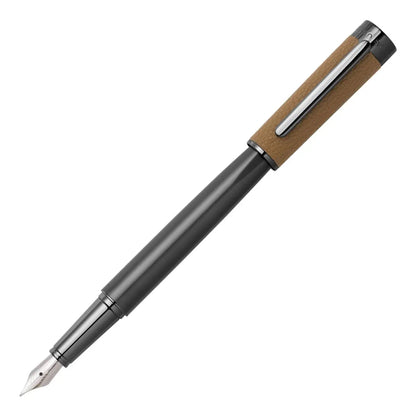 HUGO BOSS HSU3892X Στυλό Corium Camel Fountain Pen - Κοσμηματοπωλείο Goldy
