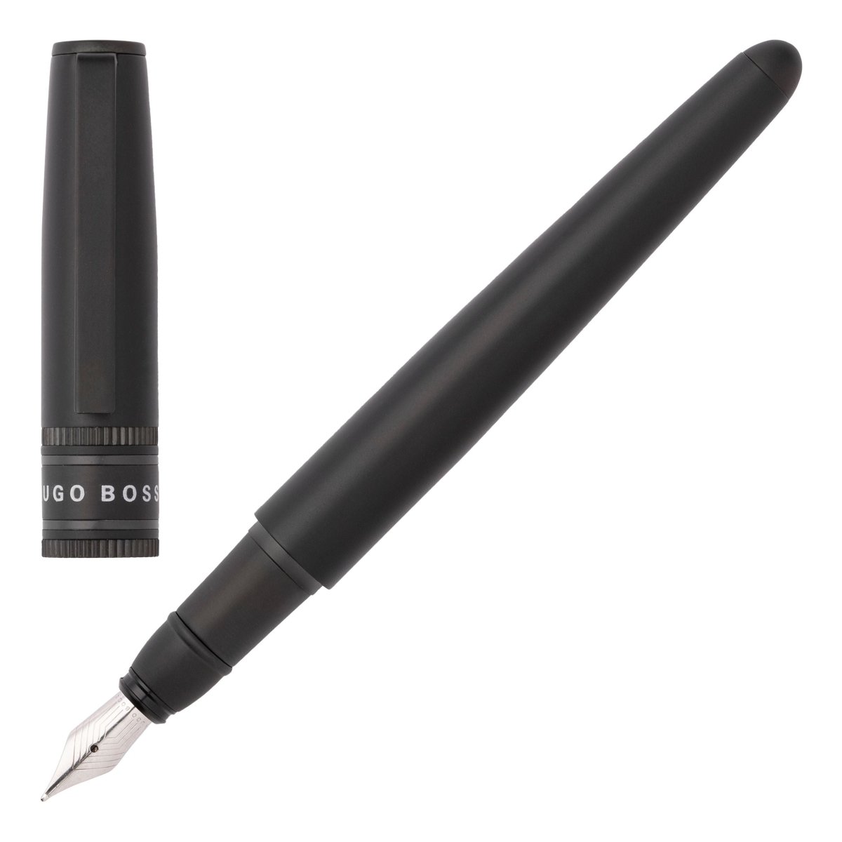 HUGO BOSS HSV2122A Πένα Illusion Gear Black Fountain Pen - Κοσμηματοπωλείο Goldy