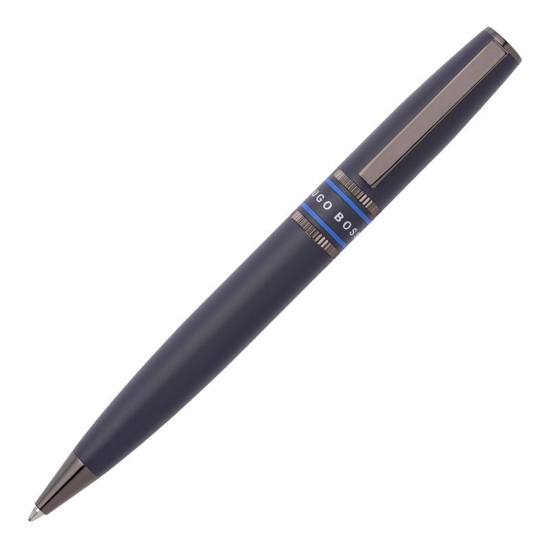 HUGO BOSS HSV2124L Στυλό Illusion Gear Blue Ballpoint Pen - Κοσμηματοπωλείο Goldy