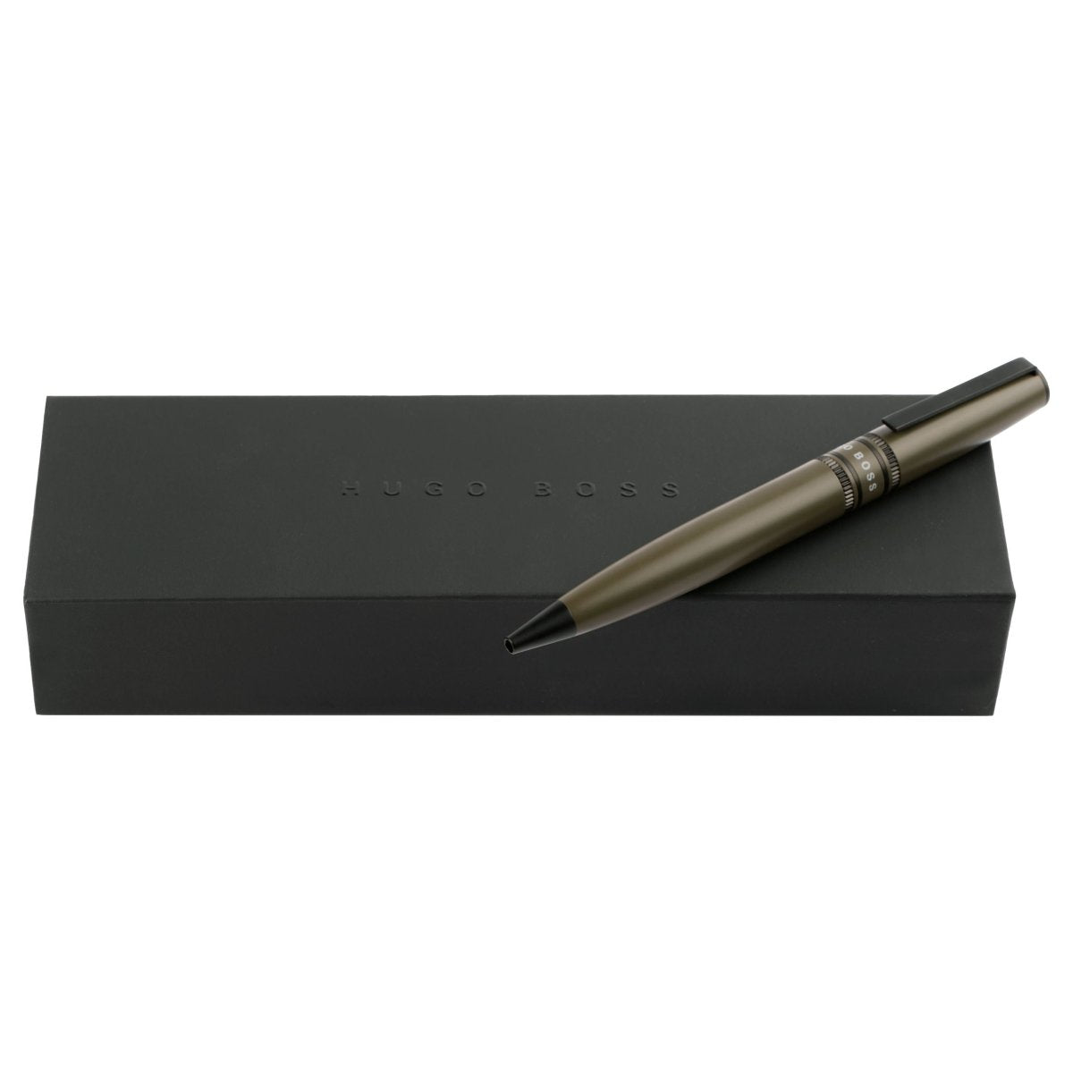 HUGO BOSS HSV2124T Στυλό Illusion Gear Khaki Ballpoint Pen - Κοσμηματοπωλείο Goldy