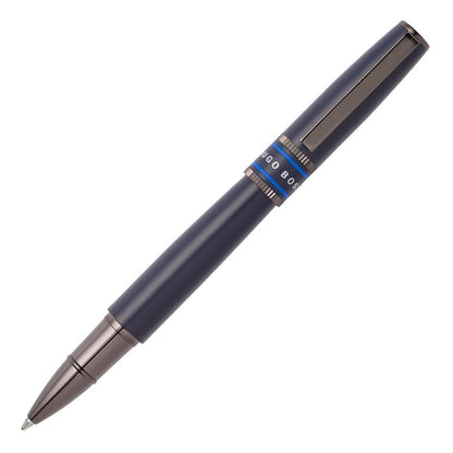 HUGO BOSS HSV2125L Στυλό Illusion Gear Blue Rollerball Pen - Κοσμηματοπωλείο Goldy