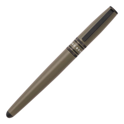 HUGO BOSS HSV2125T Στυλό Illusion Gear Khaki Rollerball Pen - Κοσμηματοπωλείο Goldy