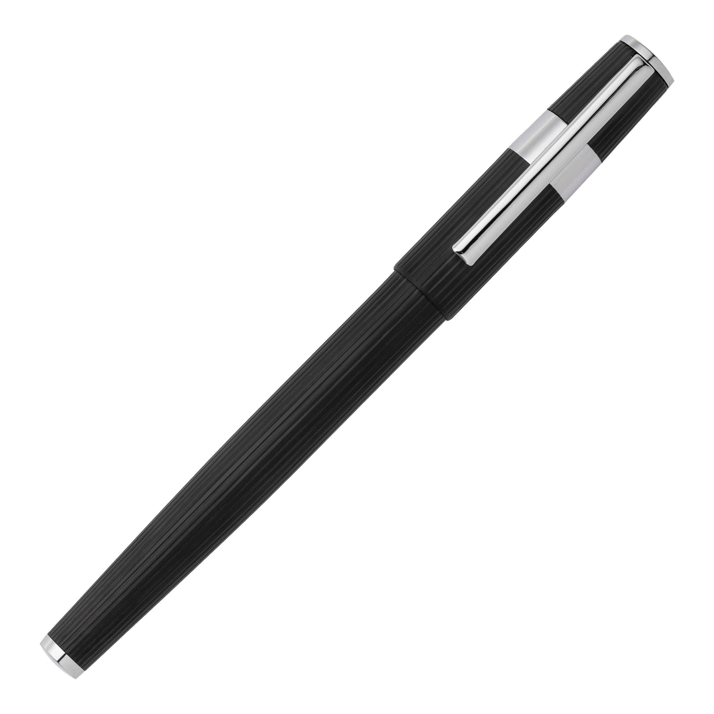 HUGO BOSS HSV2855A Στυλό Gear Pinstripe Black Rollerball Pen - Κοσμηματοπωλείο Goldy